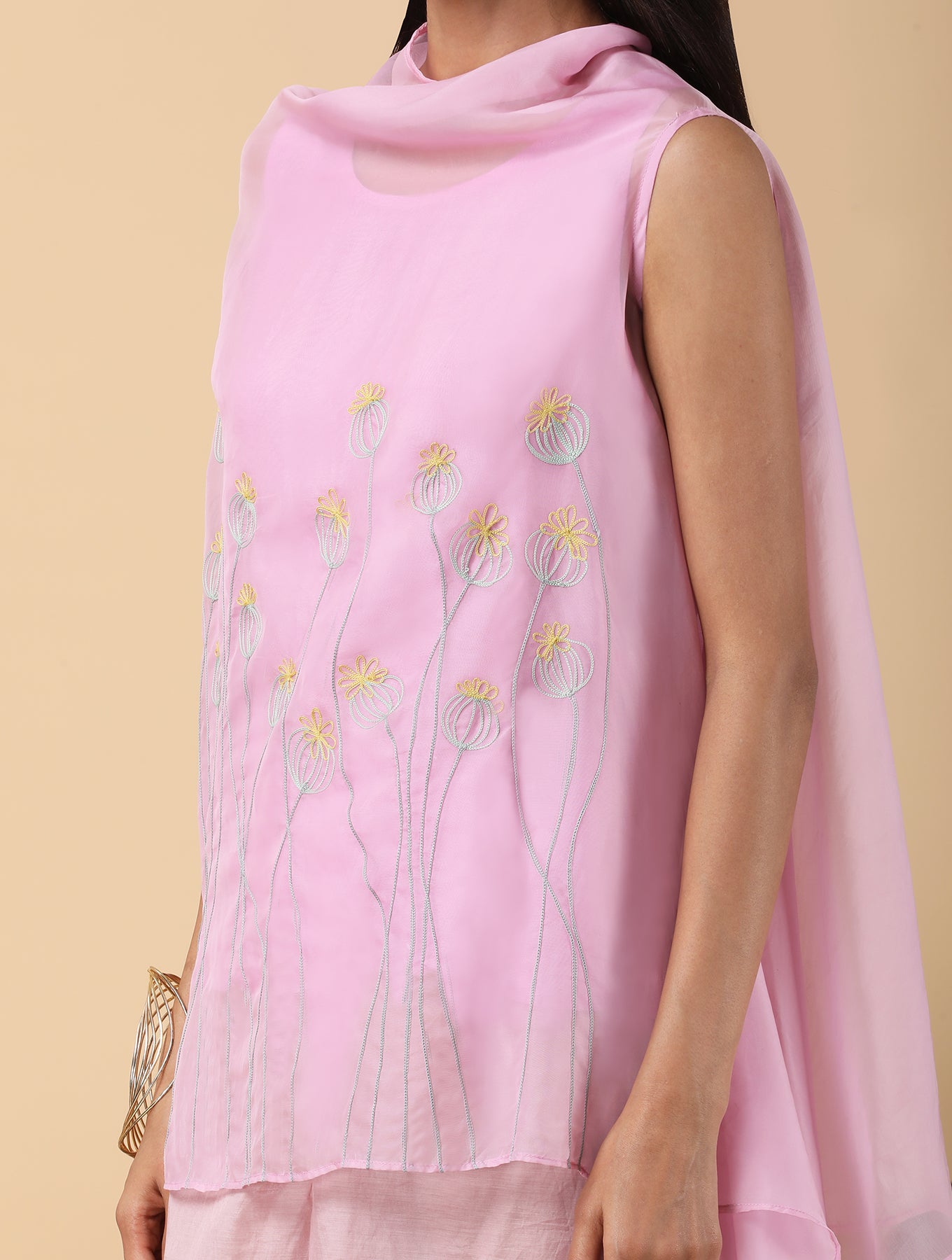 Sweet lilac Asymmetrical top set