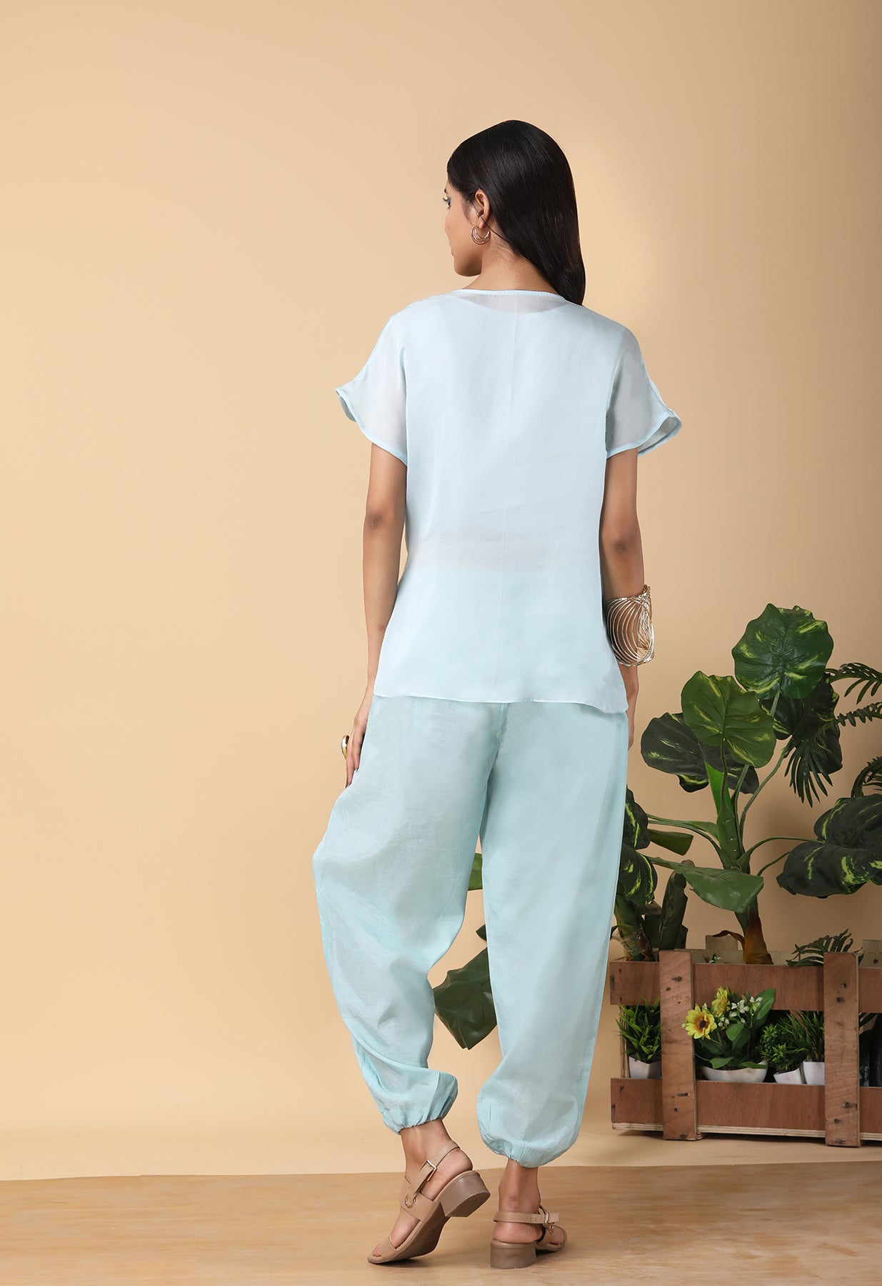 Soft Aqua Top set