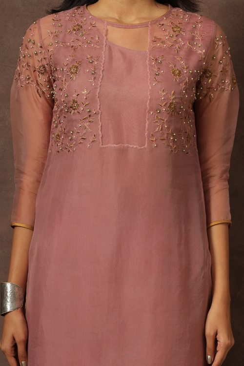 Silk Organza kurta set