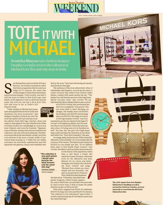 PHOTO: COURTESY GENESIS LIFESTYLE BRANDS TOTE IT WITH MICHAE
