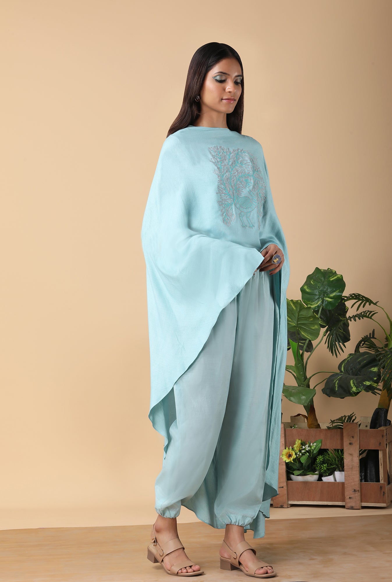 Dramatic cape Tunic