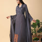 Long dress with batwing dress