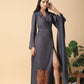 Long dress with batwing dress