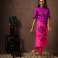 Jewel Tone Magenta & Shocking Pink Kurta Set